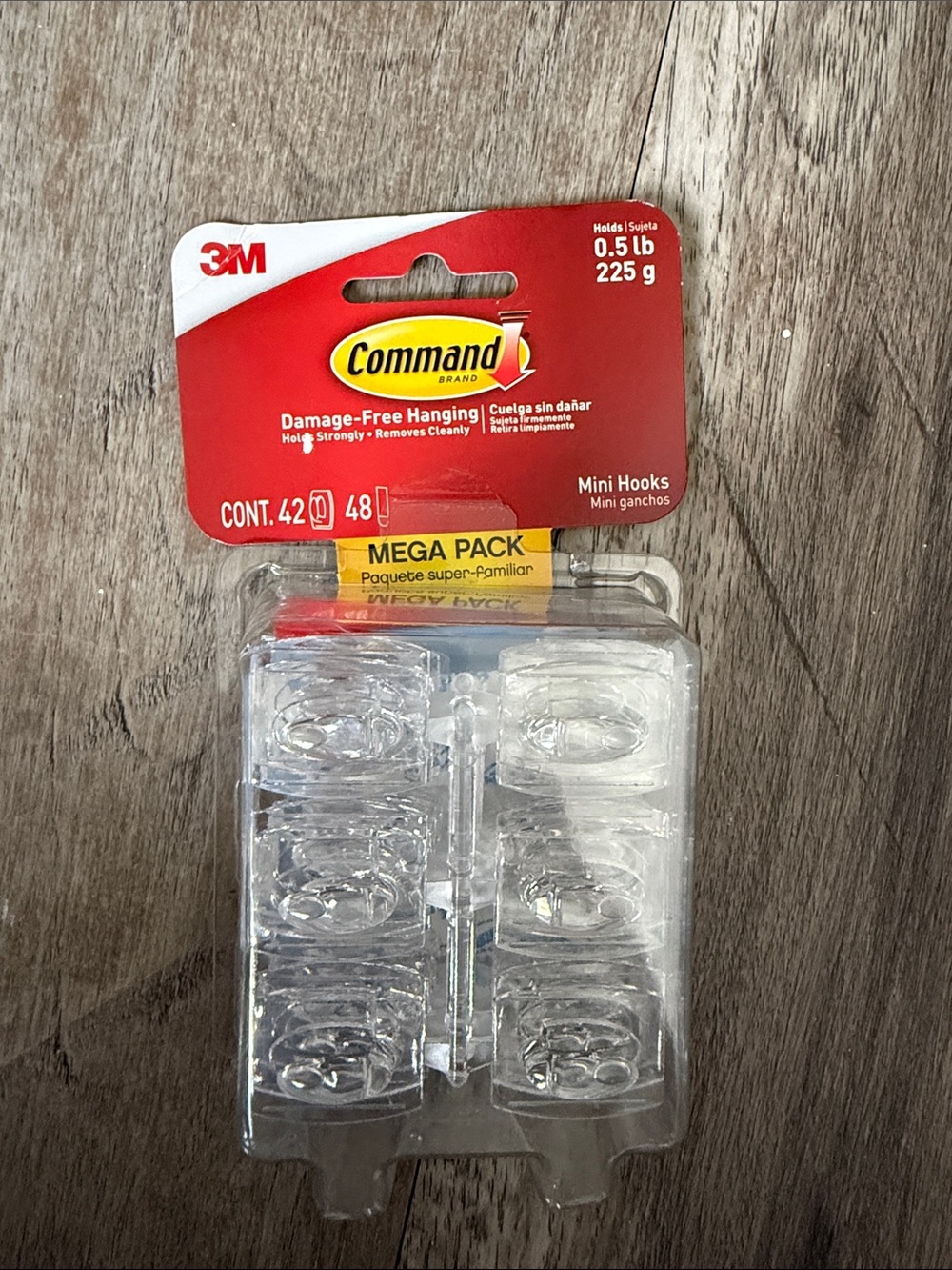 Commando Clear Mini Hooks Mega Pack - Clear